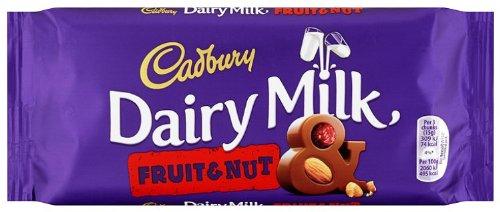 CADBURRY FRUIT & NUT 110GM